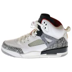NIKE (ナイキ) JORDAN SPIZIKE 315371-122 ジョーダン スパイジーク セメント ハイカットスニーカー ホワイト/グレー US8.5/26.5cm