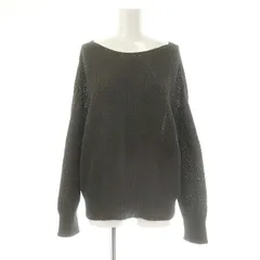 バンヤードストーム BARNYARDSTORM Vネックペーパーニット セーター 長袖 F ダークグレー /DF ■OS