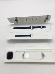 Apple Watch Series 7 (GPSモデル)  41mm ブルーアルミニウムケースとアビスブルースポーツバンド