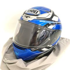 SHOEI Z-7 RUMPUS TC-2フルフェイスヘルメット 除菌消臭済 Mサイズ ブルー グレー オートバイ ツーリング ライディング バイカー バイク用品 ショウエイ ◇TA2460