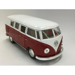 KiNSMART 1/32 1962ワーゲンバス プルバックミニカー (白ｘ赤) 0