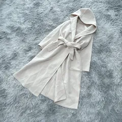 ■【mila owen】ミラオーウェン  ガウンコート  ウエストリボン  (0)  上品  エレガント レディース ベージュ系  明るい薄茶色【送料無料】のサムネイル