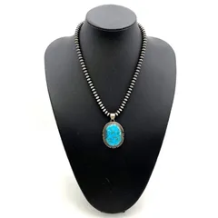 NAVAJO I.KEE ナバホ インレイ ベアネックレストップ マルチカラー
