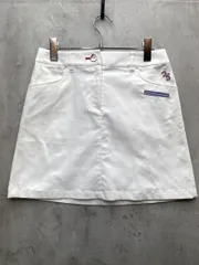 23区 GOLF 23区 ゴルフ Aライン 台形 スカート size64/白 ■◆レディース
