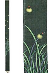 【限定・Sorai様】　洛柿庵　細幅タペストリー　蛍 (初夏）・さくら（春）・毬（春）