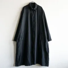 極美品⭐️Y's for men プリーツ加工 ステンカラーコート 黒 L位 極美品⭐️Y's for men プリーツ加工 ステンカラーコート 黒 L位