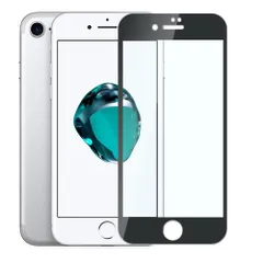 iPhoneSE(第2・3世代)/8/7 全画面保護フィルム 【Type×Color】 ブラック