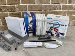 Wii 本体 RVL-001 ソフト8本 モンハン マリオカート 桃鉄 スマブラ 戦国無双 任天堂 ニンテンドー