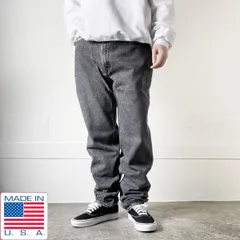 1993年製 USA製 リーバイス 550 縦落ち 先染めブラック ブラックジーンズ W36 リラックスフィット バギー ビンテージ D145-21-0096ZTW