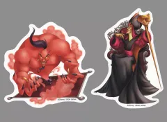 【中古】シール・ステッカー ジャファー ステッカーセット 「セガ ラッキーくじONLINE ディズニーヴィランズ＆ディズニーキャラクター2024」F-6賞