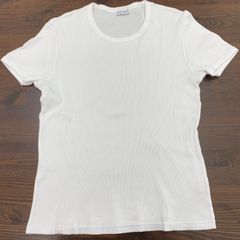 DOLCE&GABBANA  ドルチェアンドガッバーナ　メンズ　半袖Tシャツ　ホワイト　無地　シンプル