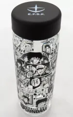 【中古】マグカップ･湯のみ 総柄(連邦軍/大阪弁) クリアボトル 「機動戦士ガンダム ガンダムスクエア」 ボトル付きドリンク注文特典のサムネイル