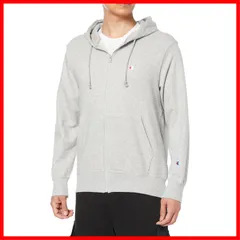 SALE中裏毛 ワンポイントロゴ 長袖 ジップフーデッドスウェットシャツ ベーシック フルジップパーカー C3-W104Z [チャンピオン] メンズ