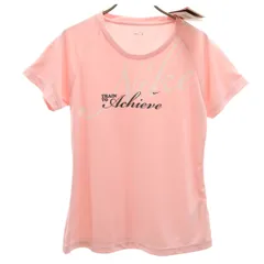 NIKE ナイキ 半袖 トレーニング Tシャツ L ピンク レディース 古着