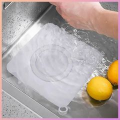 ☆人気商品☆Forahome 排水溝 ふた 排水口カバー シンク ふた 20㎝ 大きいサイズ キッチン 排水口蓋 水止めキャップ シリカゲル シンクストッパー 流し台 洗面台 浴室排水口ふた 防臭カバー 耐久性 使いやすい (半透明)