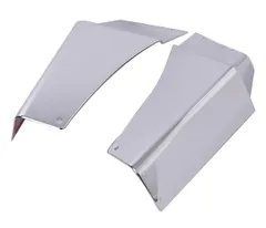 三菱用 ふそう 17 スーパーグレート NEW 07 スーパーグレート マッド ガード メッキ 左右セット 泥除け トラック 用品 外装 カスタム パーツ 社外品 のサムネイル