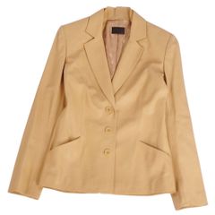 美品 ロエベ LOEWE ジャケット レザージャケット ラムレザー アウター レ