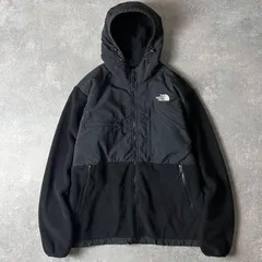 THE NORTH FACE POLARTEC フリース フード付き デナリ ジャケット L / ノースフェイス ナイロン 黒 ブラック DENALI パーカー