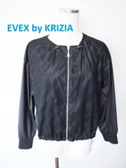 EVEX by KRIZIA　エヴィックスバイクリツィア　ブルゾンジャケット　Lサイズ　40　ブラック　送料込み　6459018のサムネイル