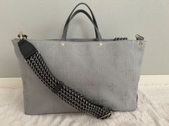 russet ラシット SHOPPER トートバッグM (CE-1274) 2WAY グレージュ 【美品 タグなし】