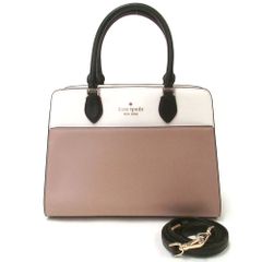 【新品 未使用】Kate spade ケイトスペード アウトレット マディソン サフィアーノレザー カラーブロック 2WAY ショルダーバッグ KC621 200
