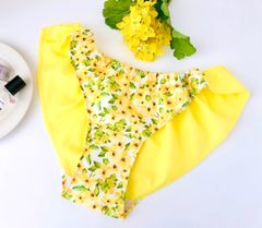 【T41】韓国ファブリックのオーガニックコットン　フンティ　Mサイズ　菜の花柄