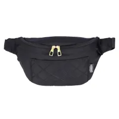 ☆ BK.ブラック ☆ LIZDAYS キルティングナイロンボディバッグ ボディバッグ レディース きれいめ 大容量 ショルダーバッグ 撥水 はっ水 ナイロン キルティング 軽量 軽い ウエストバッグ ウエストポーチ ダブルファスナー 斜めがけ ワンショルダー