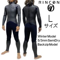 2024-25年モデル Lサイズ メンズ Rincon リンコン ウェットスーツ 5/3mm セミドライ フルスーツ バックジップ tmp-semi-bz