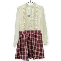 新品 タグ付き axes femme チェック柄ワンピース【A123】