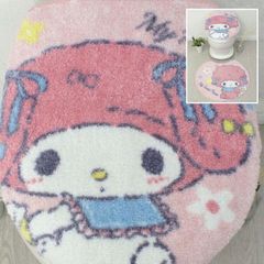 マイメロディ&マイスウィートピアノトイレ2点セットトイレフタカバー温水洗浄便座用