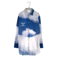 良品】LOUIS VUITTON クラウドプリント長袖シャツ匿名配送❤︎