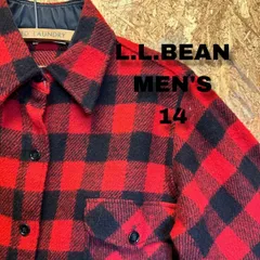 ！送料無料！L.L.Bean　シャツ　チェック　サイズ14　SH/L-20-5
