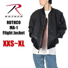 【新品・未使用】【ブラック／黒】ロスコ MA-1 メンズ レディース キッズ USAモデル フライトジャケット 大きいサイズ ROTHCO MA1 ジャケット ブランド 冬 リバーシブル ゆったり ミリタリー ブルゾン ジャンパー 作業着 防寒 中綿 XL