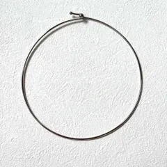 シルバー　銀　ステンレス　チョーカー　華奢　金属アレルギー対応　錆びない　ステン