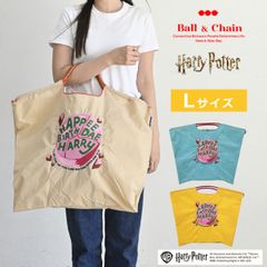 [무료 배송] [즉납] Ball & Chain 볼 앤 체인 정규품 H.BIRTHDAY CAKE L 사이즈 해리 포터 가방 에코 백 토트 백 자수 선물 A4 348105