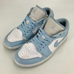 【イオン広店】 中古 NIKE AIR JORDAN | ナイキ　エアー　ジョーダン スニーカー Women's Air Jordan 1 Low 'Aluminum' DC0774-141 ライトブルー 26.5cm 【126】