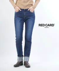 レッドカード トーキョー RED CARD TOKYO コットン ストレッチデニム ミッドライズ デニムパンツ ジーンズ Liberty Roll Up リバティロールアップ・14421R-2942102(レディース)(◎)