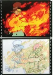 【中古】クリアファイル サボ＆ポートガス・D・エース A4クリアファイルセット(2枚組) 「一番くじ ワンピース グレートバンケット」 H賞