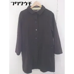 ◇ niko and … ニコアンド ウール 長袖 ステンカラーコート サイズ 2 ダークブラウン レディース  【中古】 【1111220017323】のサムネイル