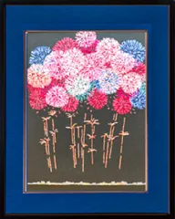 文化刺繍キット 3号 「花火」【新品】【正規品】【昭和レトロ】