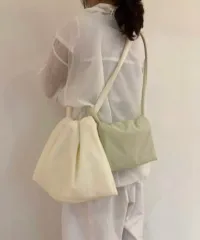 AMOMENTO パデッド ショルダーバッグ アモメント アモーメント ☆AMOMENTO アモーメント☆SILKY PADDED BAG☆ペデッド バック
