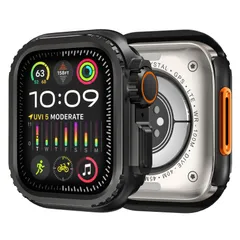 【新着商品】Apple Watchケース アップルウォッチカバー 亜鉛合金素材 45mm/44mm 瞬時にApple Watch for Ultraに変身する series 9/8/7/SE/6/5/4 アップルウォッチ保護ケース+背面ケースの2 in YOFのサムネイル