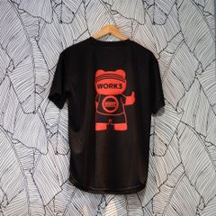 ☆新品☆　オリジナル Tシャツ　/ クマ柄バックプリント     KB-R06