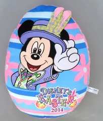 【中古】クッション・本体 ミッキー＆ミニー エッグ型クッション 「ディズニー・イースター 2014」 東京ディズニーリゾート限定