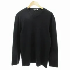 ジョルジオアルマーニ GIORGIO ARMANI Tシャツ カットソー 長袖 Vネック カシミヤ混 38 M 紺 ネイビー /JS ■GY09のサムネイル