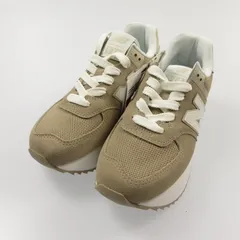 【姫路東店】 中古 NEW BALANCE | ニューバランス スニーカー WL574ZSM ベージュ 24.5cm 【128】