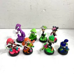 ★お値下げ！  Nintendo  ニンテンドー amibo アミーボ スプラトゥーン 8点 まとめ商品 イカネオン ネオンピンクガール ネオングリーンボーイ ホタル アオリ 0.37kg