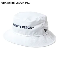 グラファイトデザイン ニューエラ オリジナル GD バケット ハット ホワイト