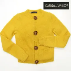 ディースク　カーディガン　未使用 DSQUARED2(ディースクエアード) ラインニットカーディガン