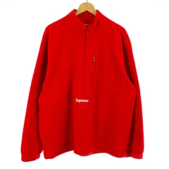 シュプリーム SUPREME 20FW Polartec Half Zip Pullover ポーラテックハーフジッププルオーバー 長袖 フリース ボックスロゴ L 赤 レッド /KUのサムネイル